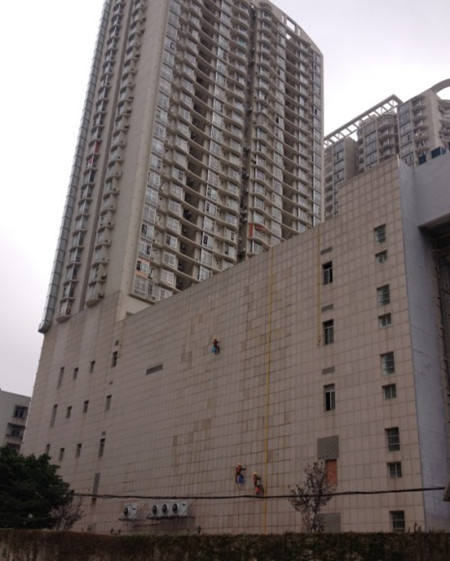 崇左扶綏金源國際外墻清洗-南寧清潔公司 南寧保潔公司 南寧外墻清洗公司 南寧外墻保潔 南寧外墻清潔